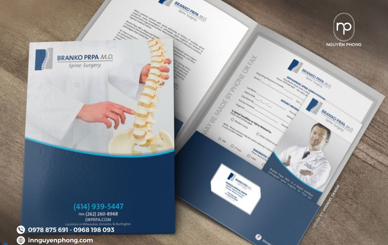 Logo phòng khám in đẹp 2